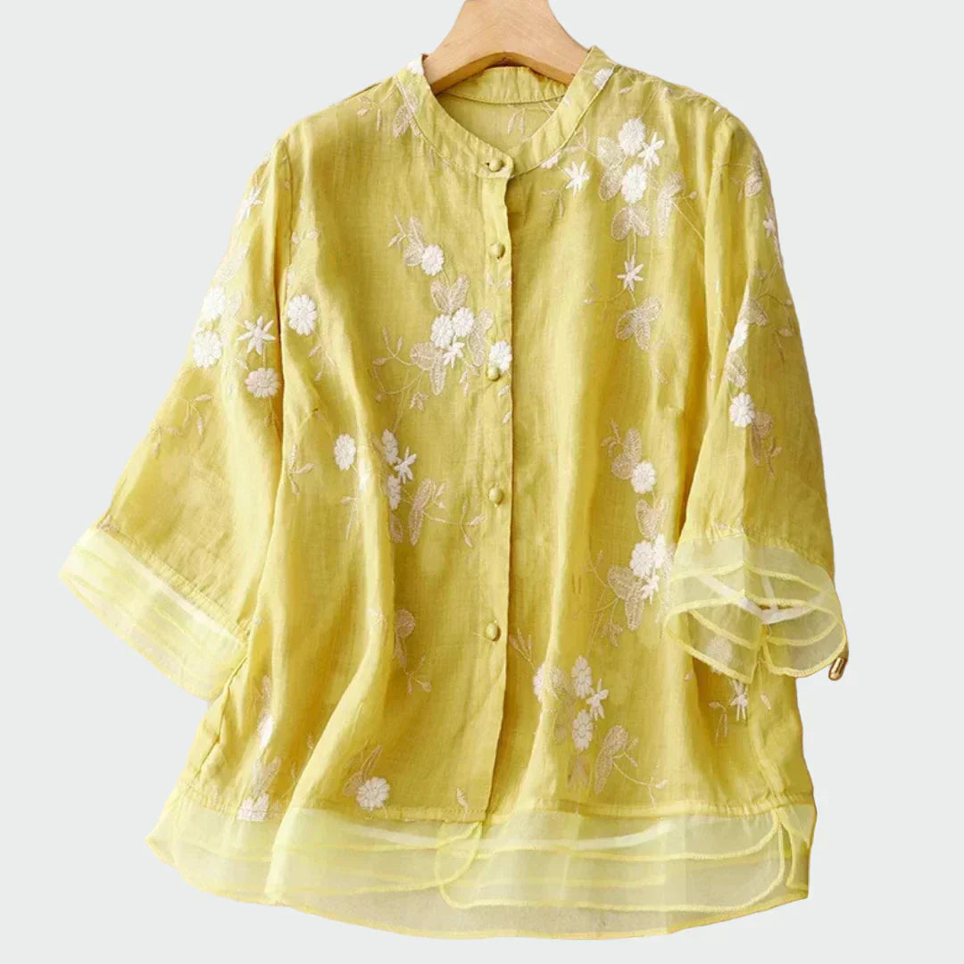 Emilija™ - Siuvinėta bliuskutė