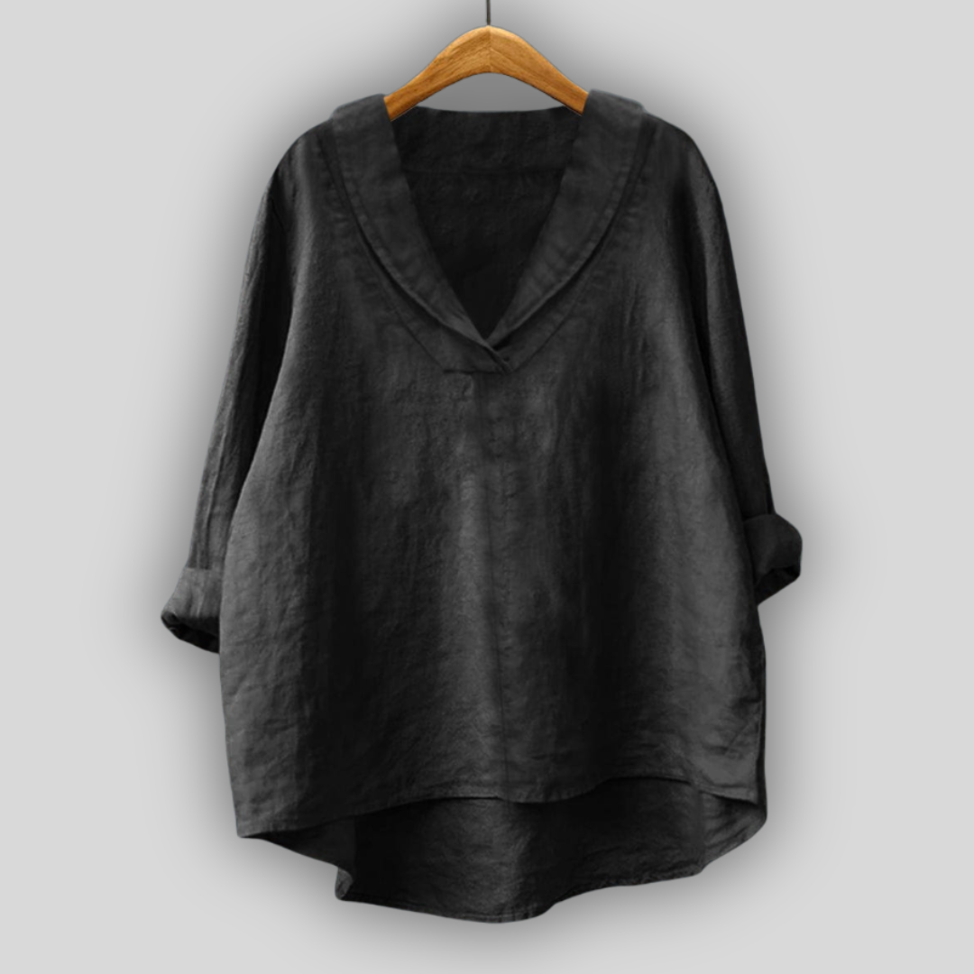 Laura™ - Lininė Bluzonė Aukso Aura