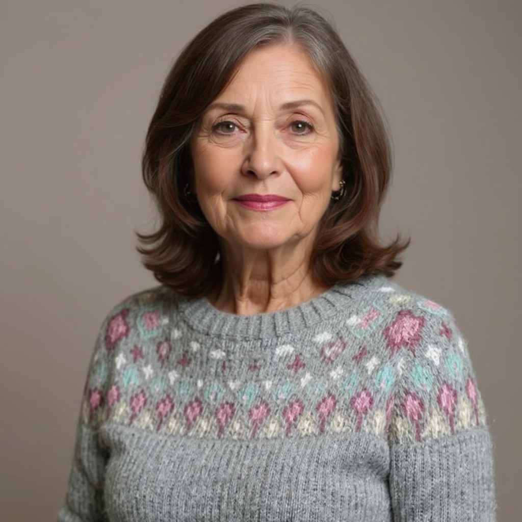 Julia - Vintažinis salos megztinis