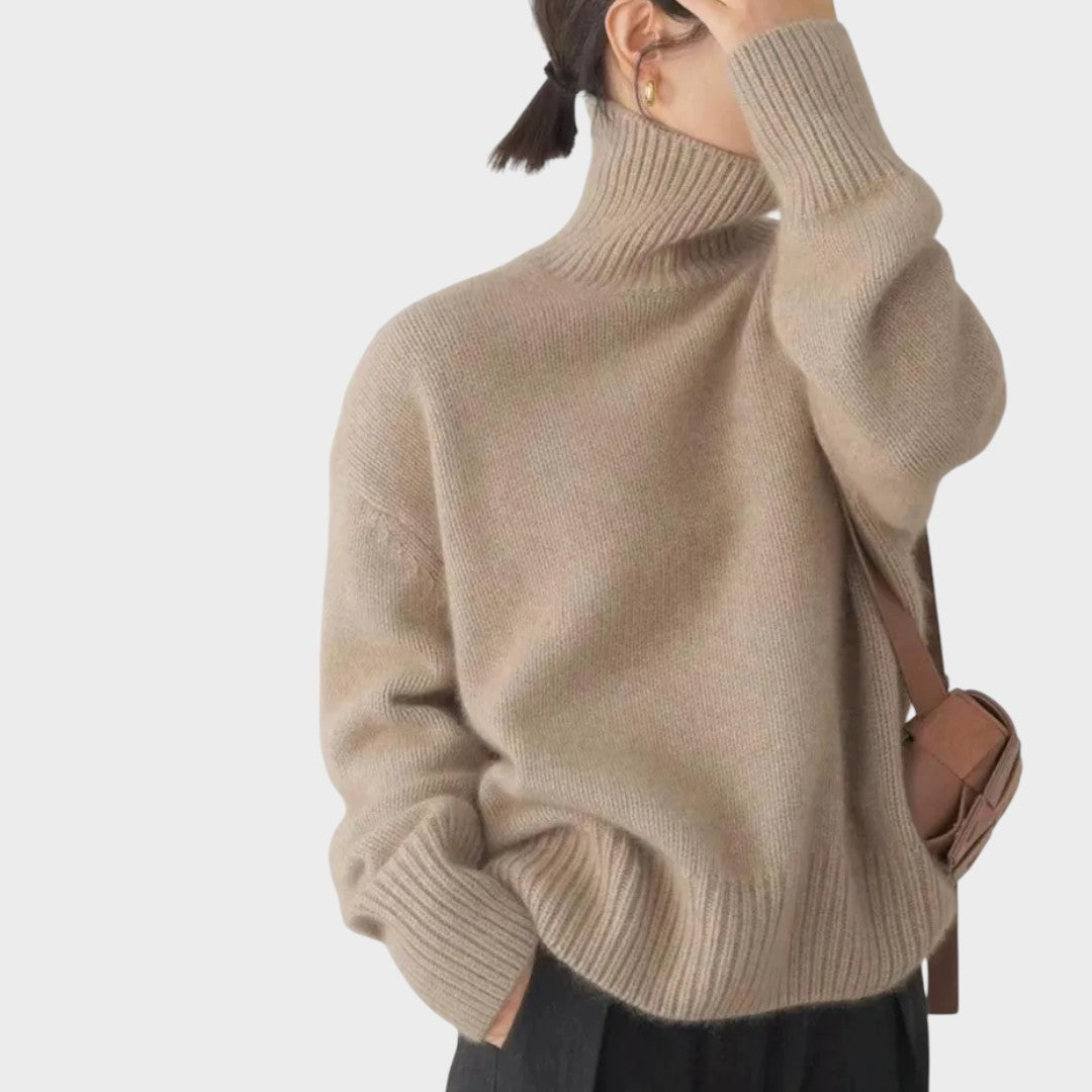 Isabella - Aukštas kašmyro apykaklė