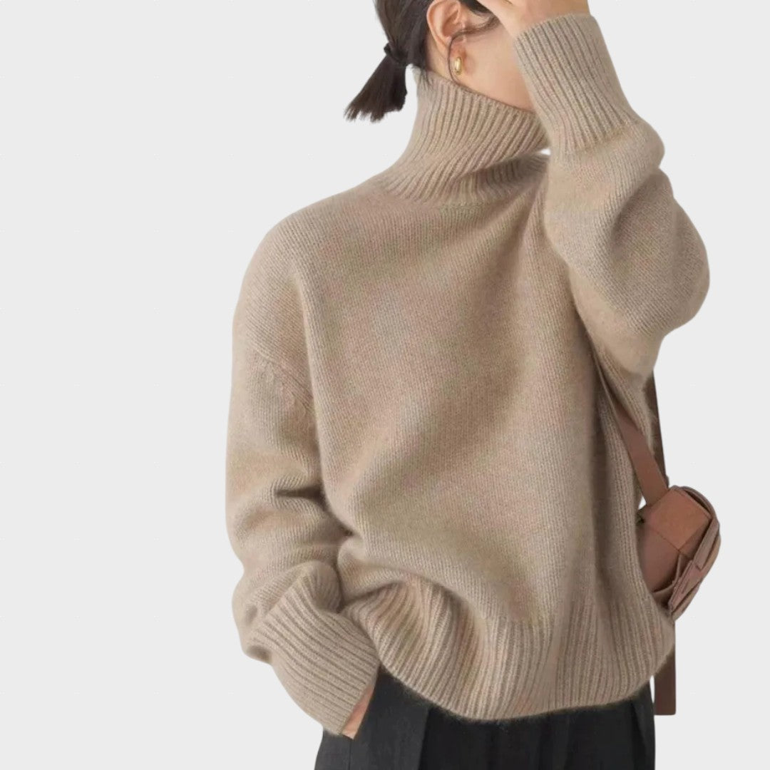 Isabella – Aukštas kaklas iš kašmyro vilnos