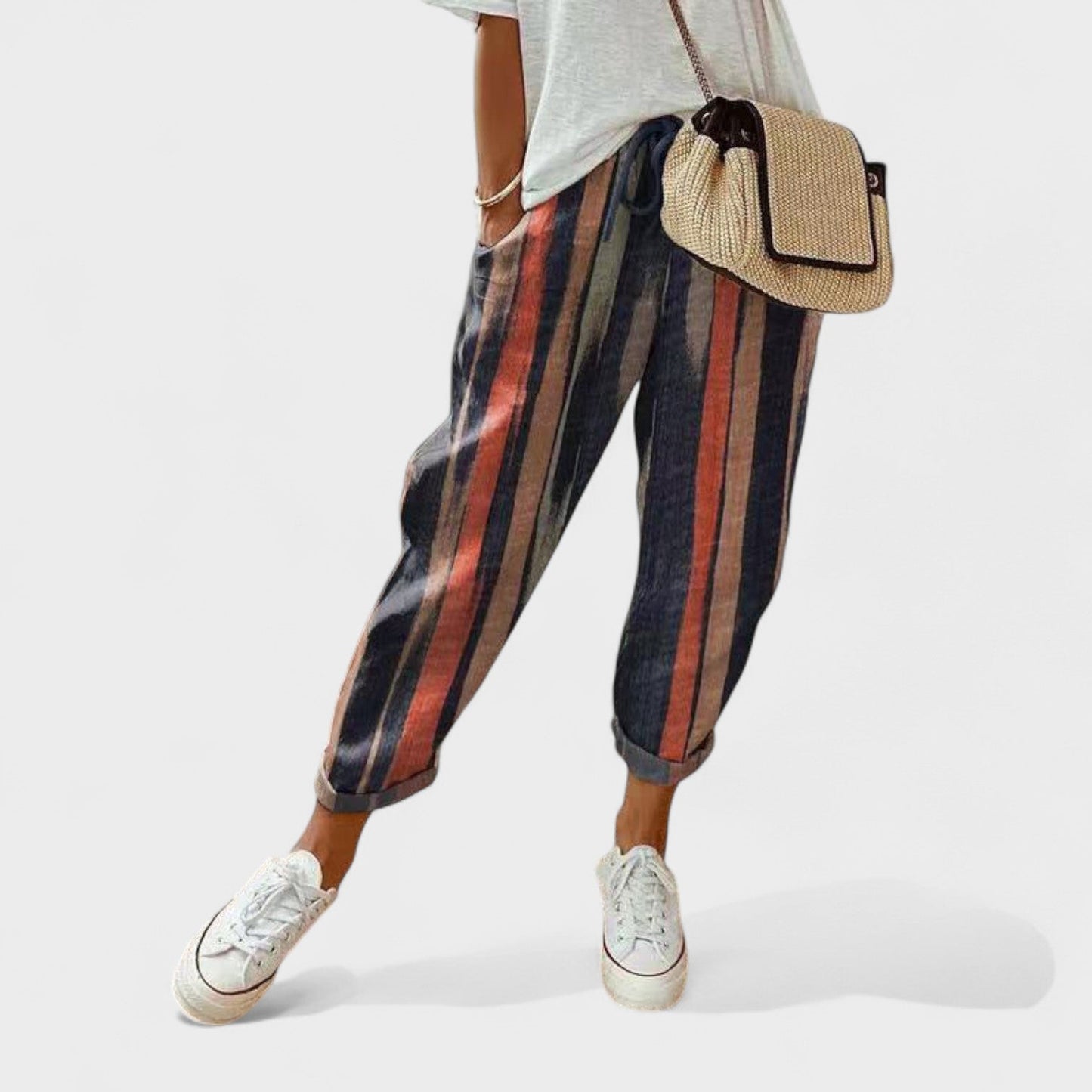 Francisca™ – Modernūs ir kasdieniai lino kelnės