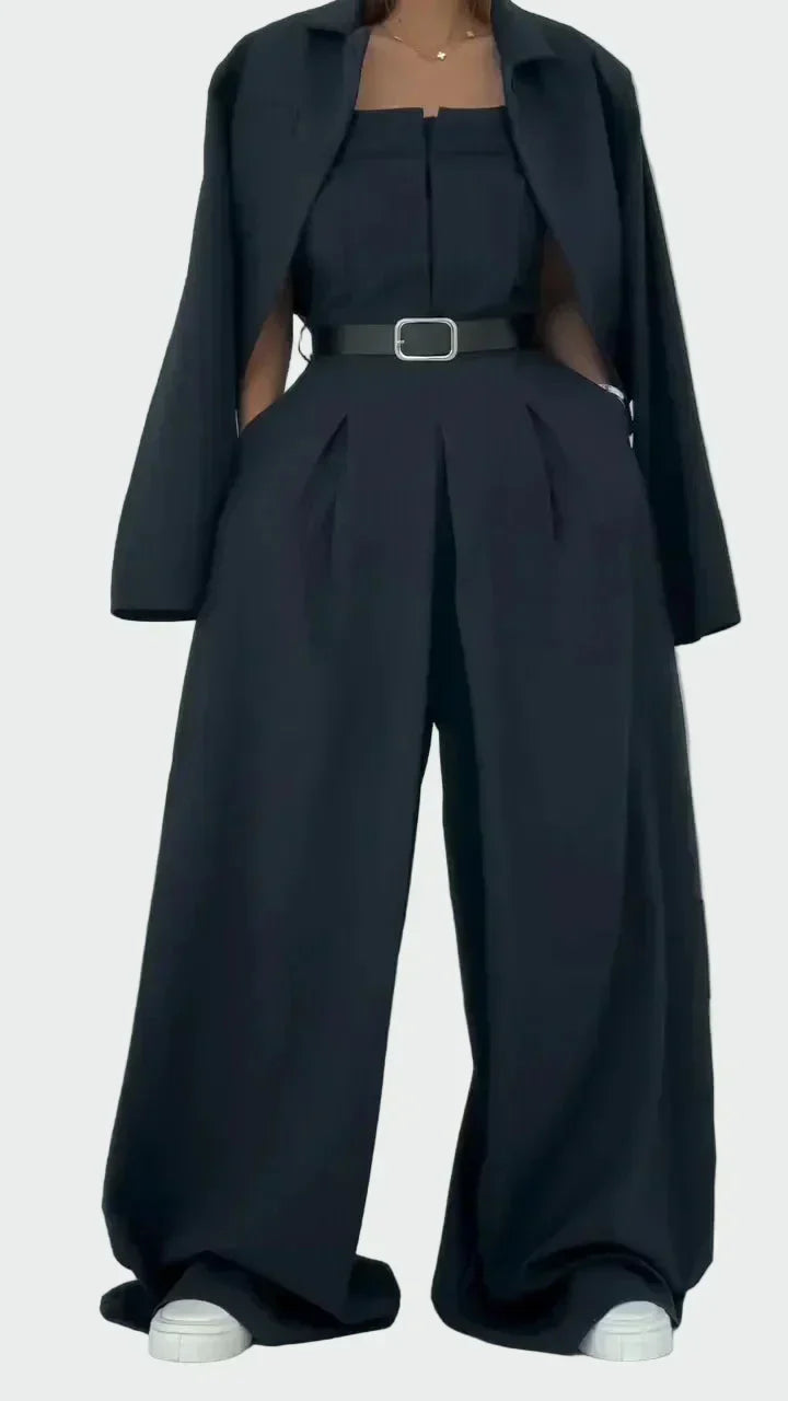 Kombinezonas ir Švarkas Elegantiškas & Modernus