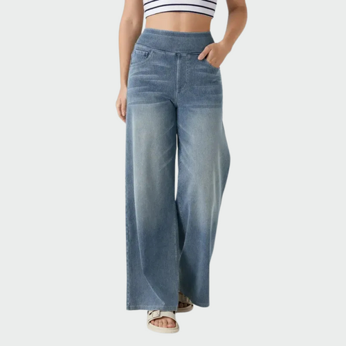 Meda™ – Aukštos juosmens elastingos kelnės (rudeniui)