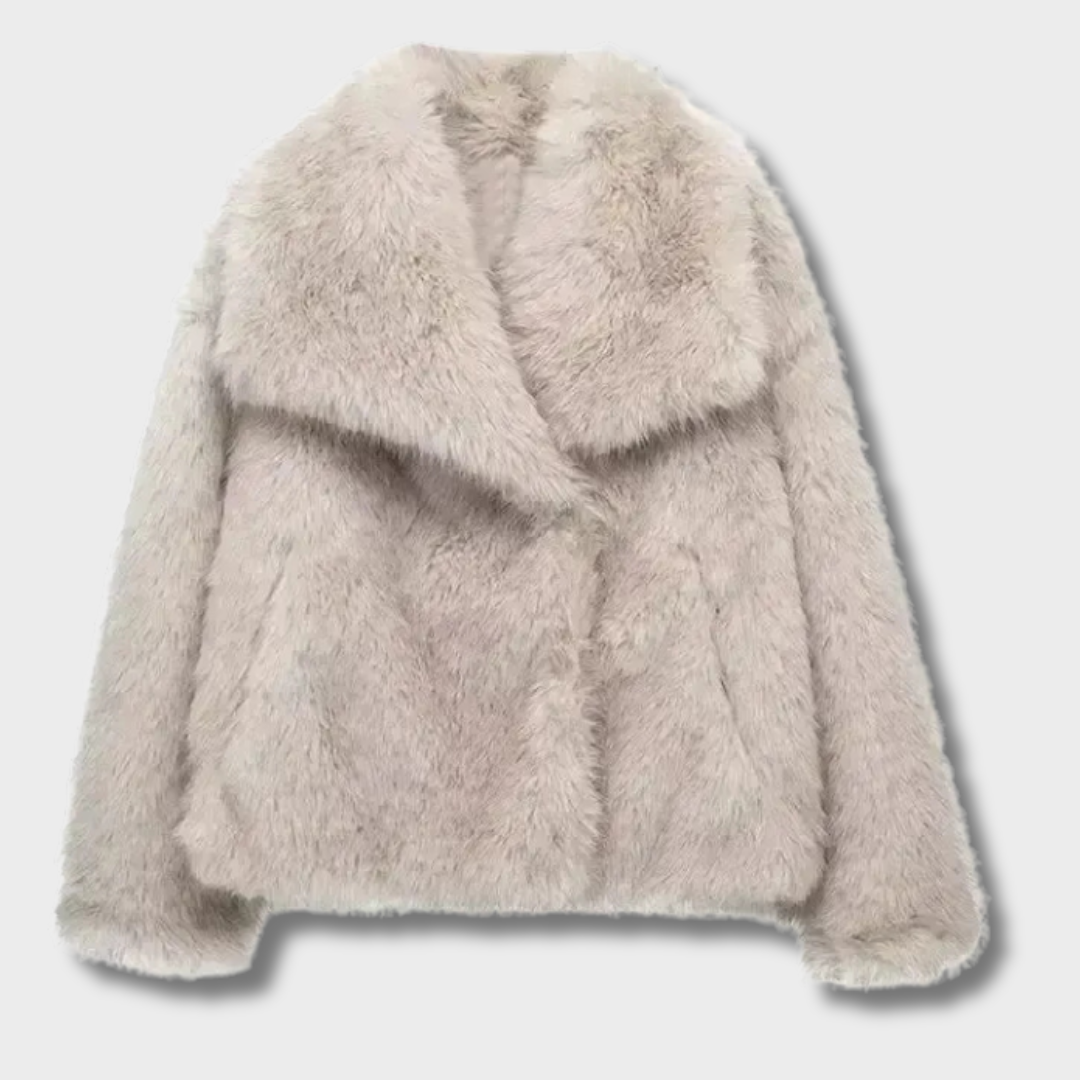 Dalia™ – Prabangus dirbtinio kailio paltas