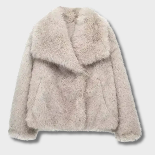 Dalia™ – Prabangus dirbtinio kailio paltas