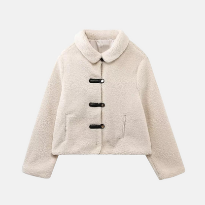 Aldona™ – Elegantiška Trumpa Fleece Striukė