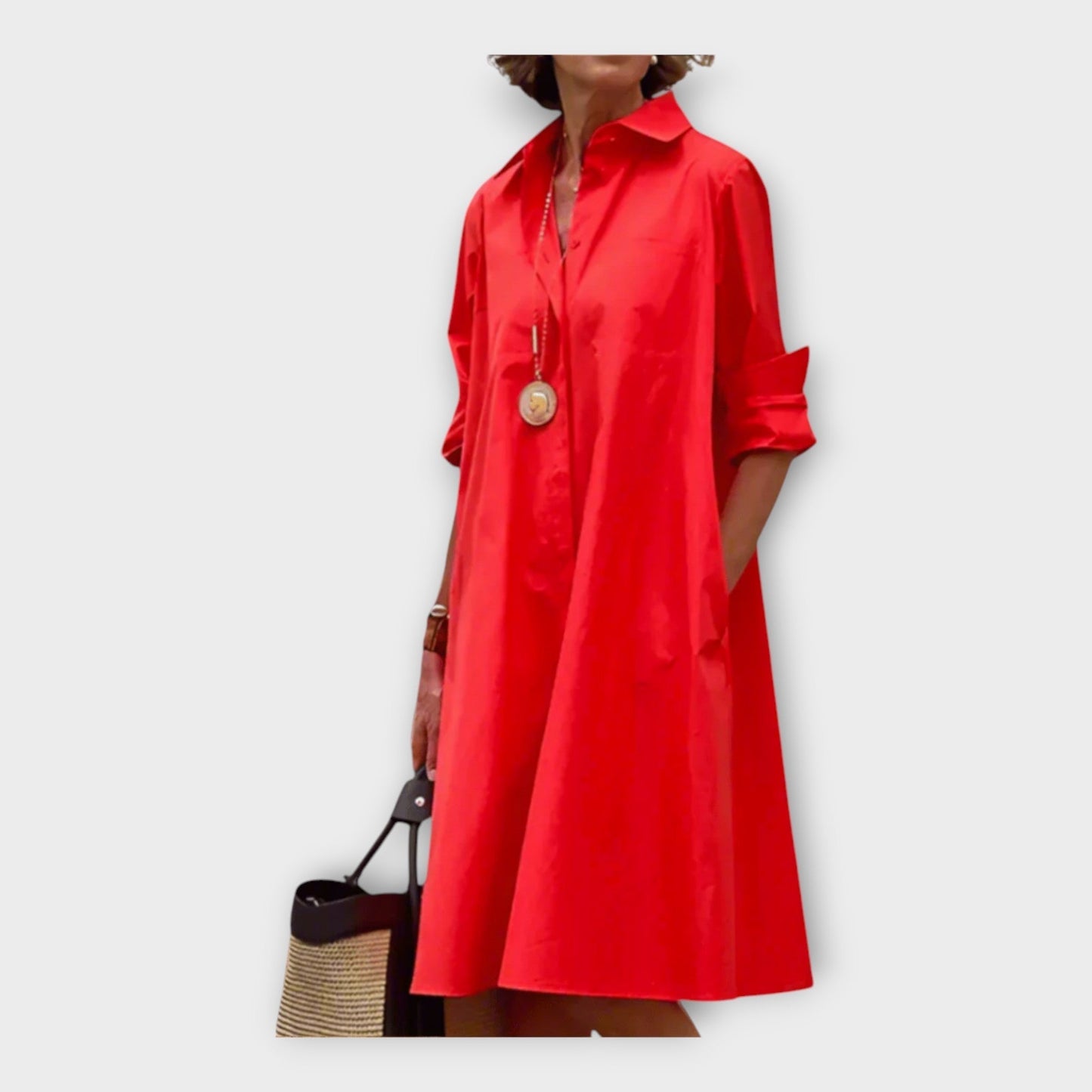 Stilinga Polo Suknelė iš Premium Medžiagos