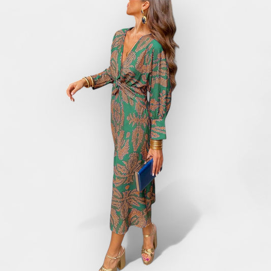 Minimalistinis Satino Suknelė