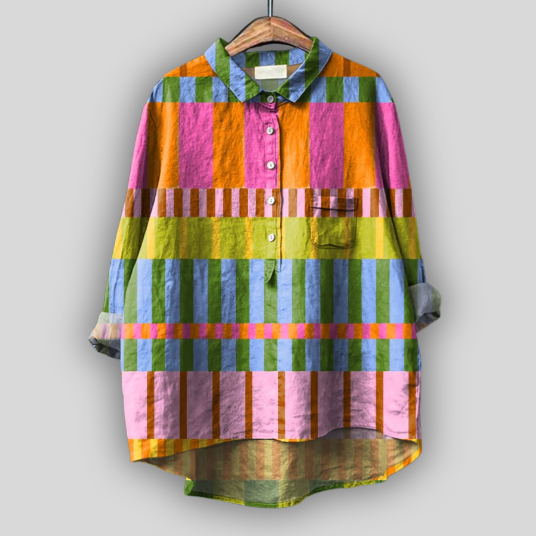 Rasa™ - Lininė palaidinė “Vasaros Mozaika”