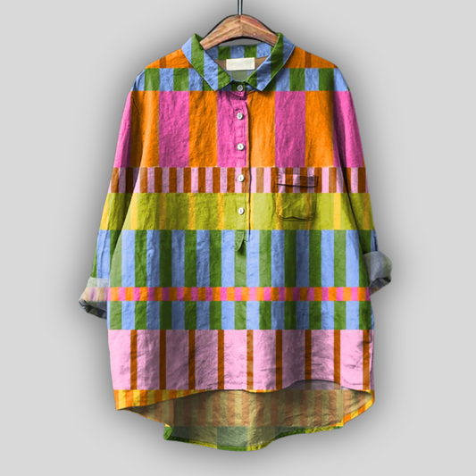 Rasa™ - Lininė palaidinė “Vasaros Mozaika”