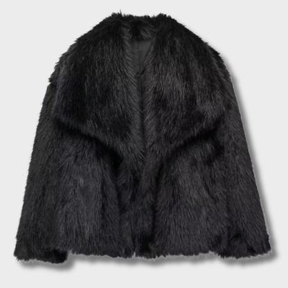 Dalia™ – Prabangus dirbtinio kailio paltas