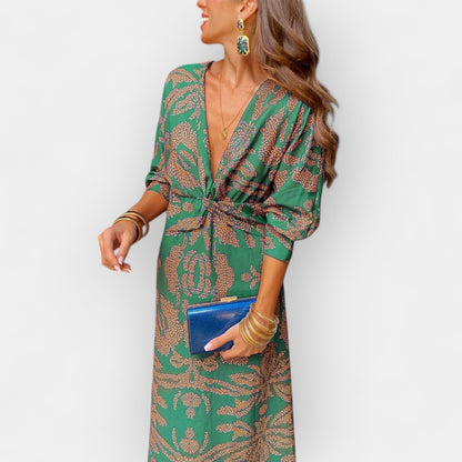 Minimalistinis Satino Suknelė