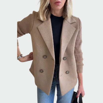 Eglė™ – megztinis-švarkelis rudeninis elegantiškas