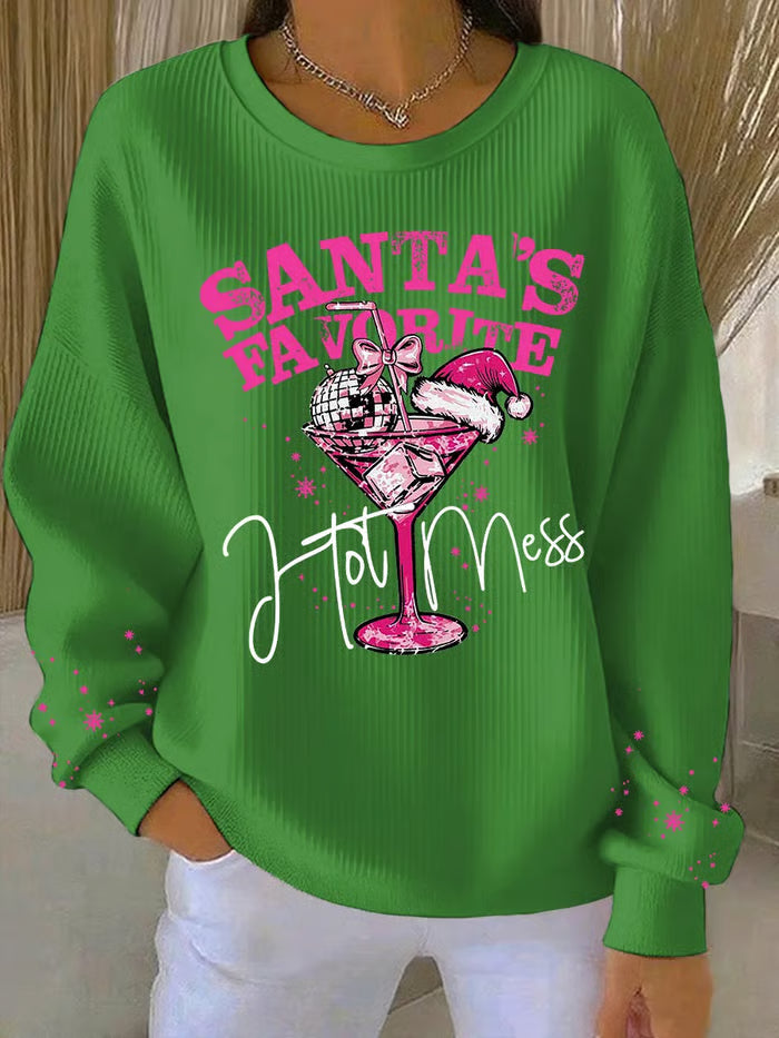 Noa - Kalėdinis megztinis su šventiniu raštu