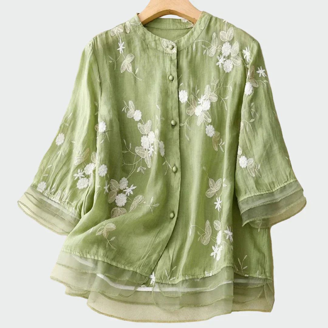 Emilija™ - Siuvinėta bliuskutė