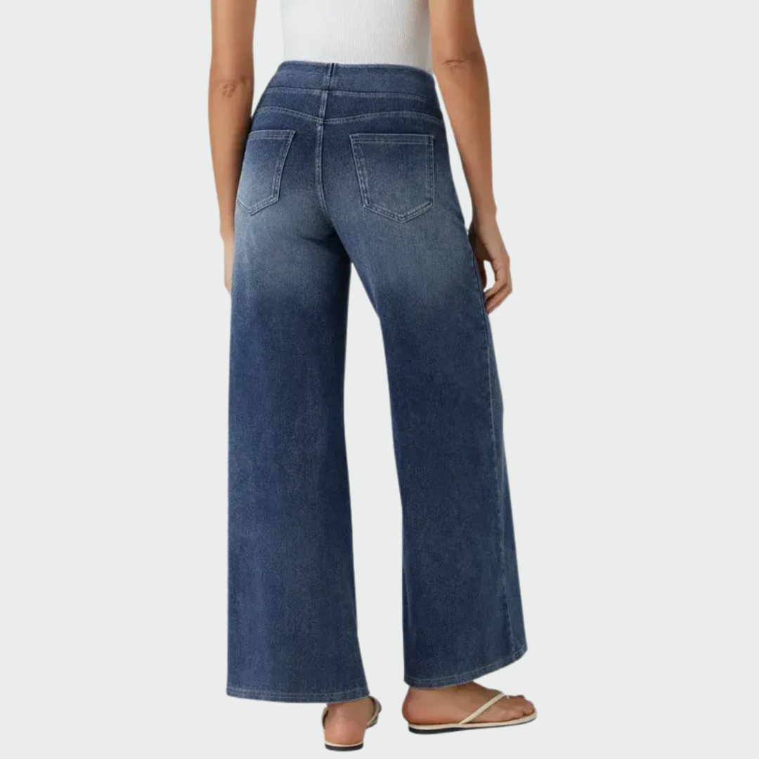 Meda™ – Aukštos juosmens elastingos kelnės (rudeniui)