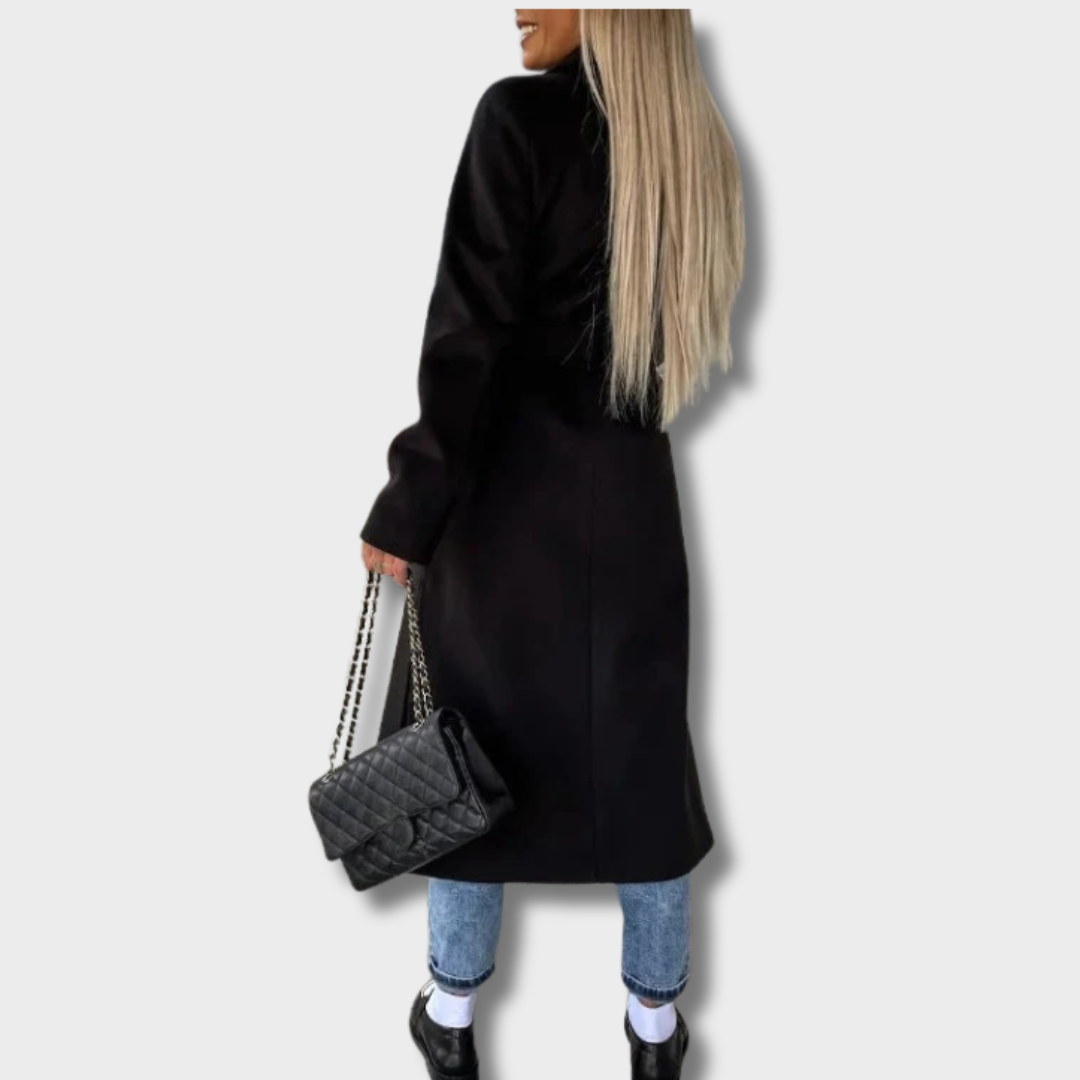 Giedre™ – Elegantiškas Ilgas Paltas