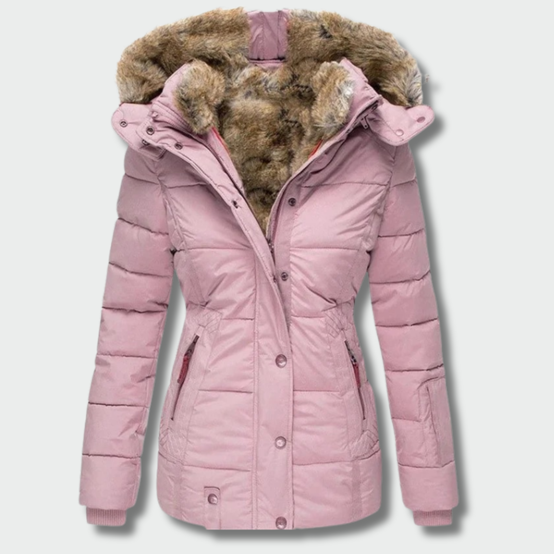 Aušra™ – šiltas žiemos paltas su gaubtu