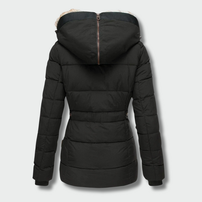 Aušra™ – šiltas žiemos paltas su gaubtu