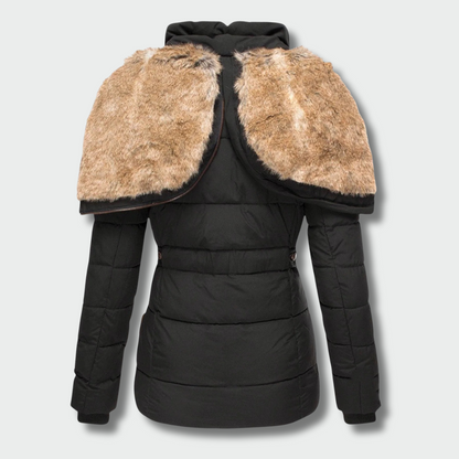 Aušra™ – šiltas žiemos paltas su gaubtu