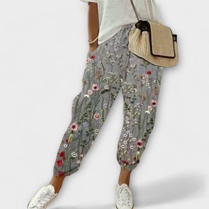 Aurora™ - Patogios lininės ir medvilninės kelnės