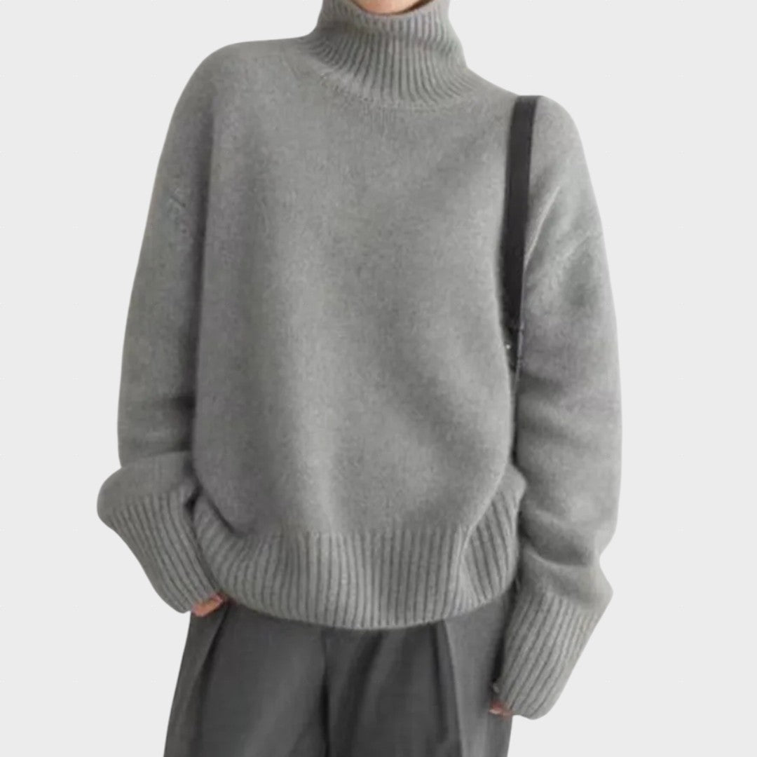 Isabella – Aukštas kaklas iš kašmyro vilnos