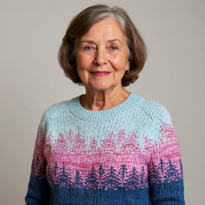 Cynthia - Vintažinis salos megztinis