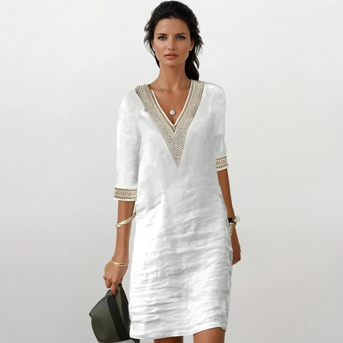 Mariana - Moteriška medvilnės ir lino suknelė