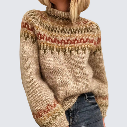 Astrid - Elegantiškas šiaurietiškas megztinis