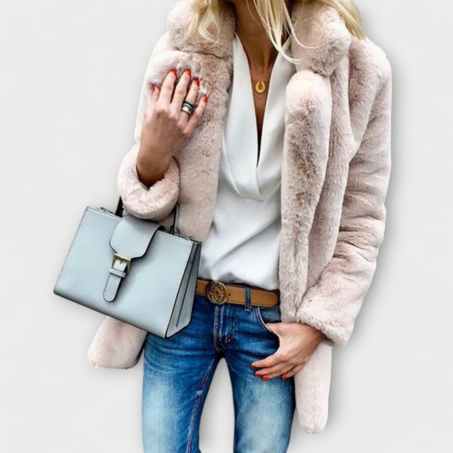 Lūna – Šiltas ir Pūkuotas Žieminis Švarkas