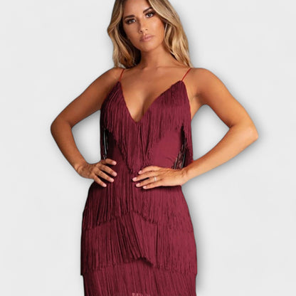 Glória - Šventinis Mini Suknelė