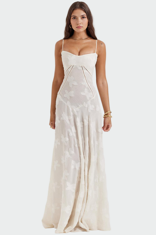 Agnė™ - Ilga Gėlių Suknelė