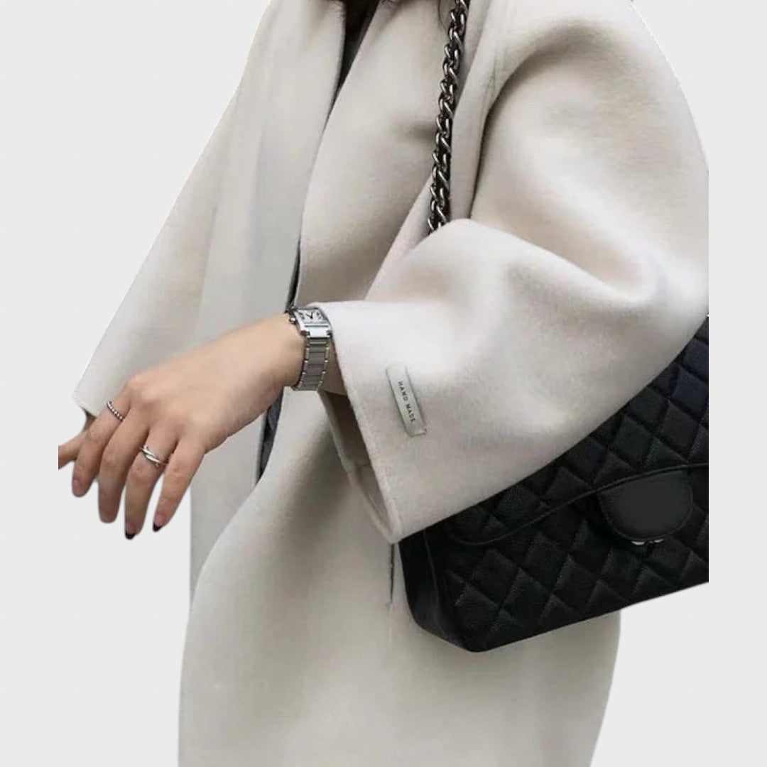 Lukrecija | Elegantiškas ilgas vilnonis paltas