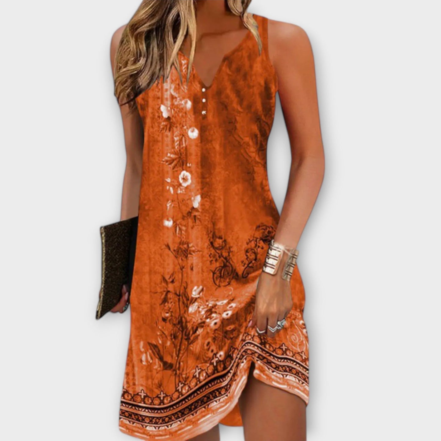 Flávia - Midi marškininė suknelė