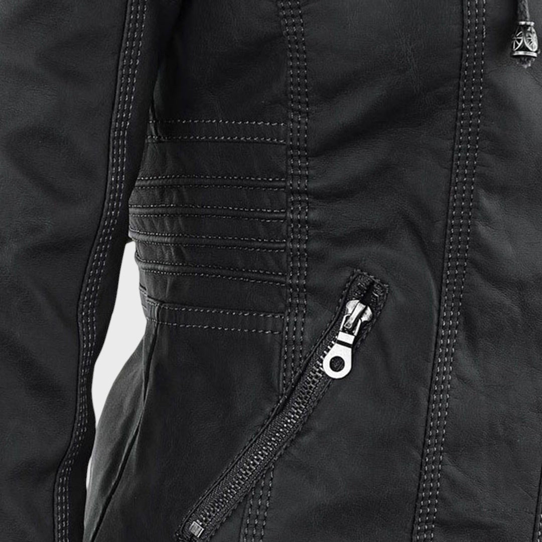 Ūla | Vandeniui atspari moteriška striukė su gobtuvu